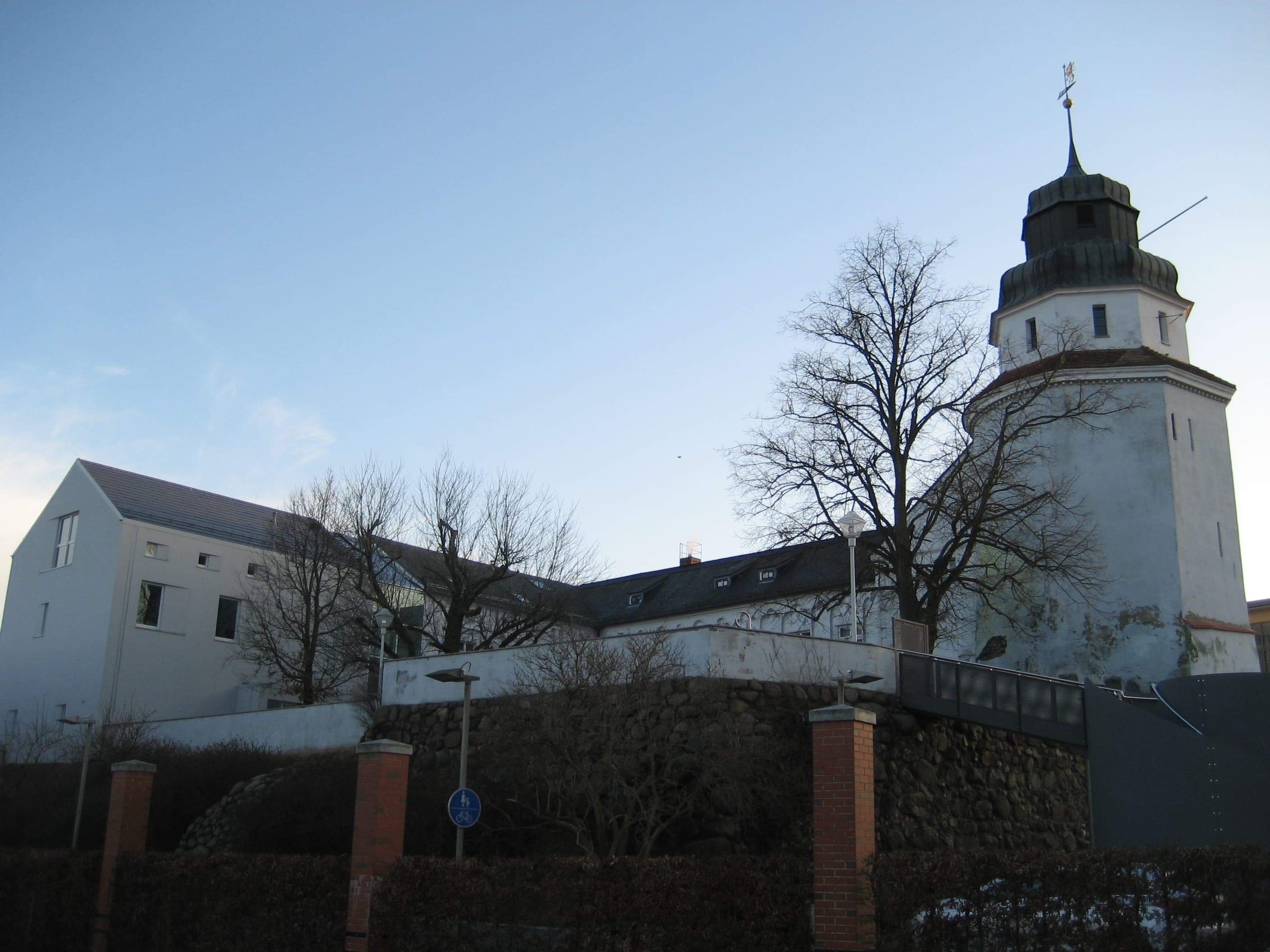 Turm des Herzogsschlosses in der Altstadt von Ueckermünde